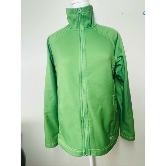 Columbia Womens Omni-Shield Soft Shell Jacket Green Size M - Picture 1 of 8